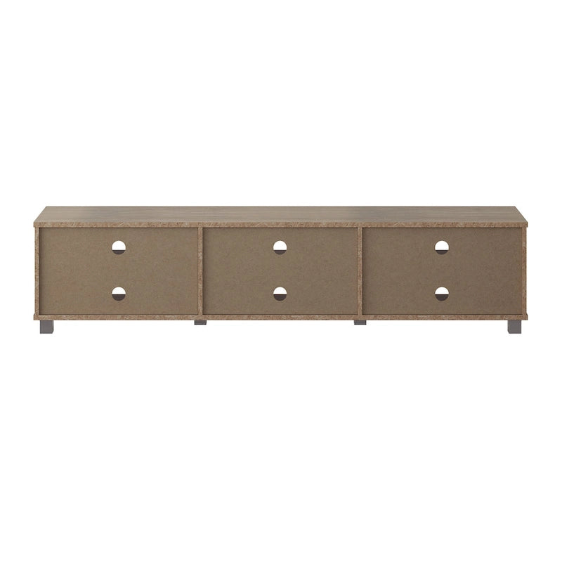 Mueble para TV bajo perfil gris / blanco / marrón / negro para televisores de hasta 85" – 1 persona