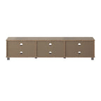 Mueble para TV bajo perfil gris / blanco / marrón / negro para televisores de hasta 85" – 1 persona