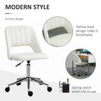 Silla giratoria de escritorio sin brazos, de terciopelo, de media altura, en rosa/azul/gris/blanco, unidad individual