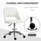Silla giratoria de escritorio sin brazos, de terciopelo, de media altura, en rosa/azul/gris/blanco, unidad individual
