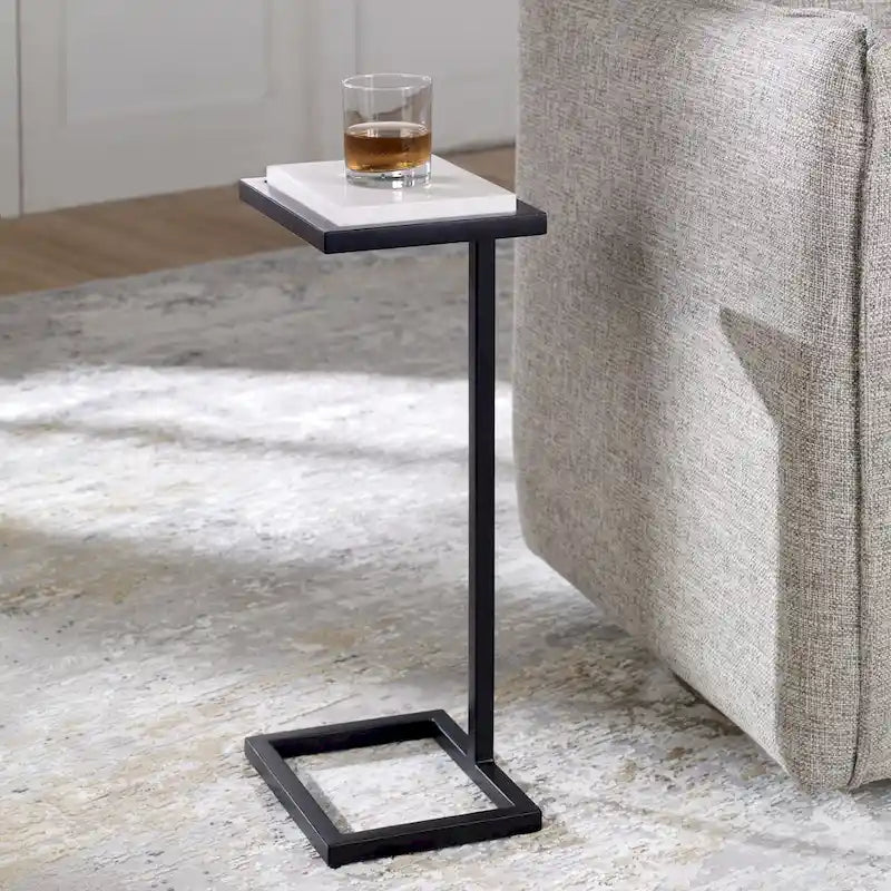 Mesa Auxiliar para Martini, Blanca y Negra, Individual