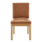 Melvin Faux Leather Dining Side Chair (Set of 2)
