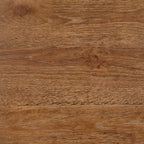 Mesa de comedor de pedestal redonda, marrón, para 4 a 6 personas