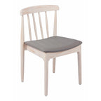 Silla de comedor Spindle Back marrón/negra, asiento de vinilo, capacidad para 1 persona, 226 kg de capacidad