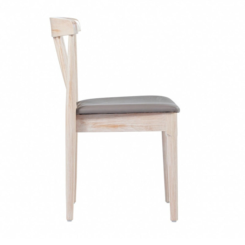 Silla de comedor Spindle Back marrón/negra, asiento de vinilo, capacidad para 1 persona, 226 kg de capacidad