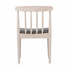 Silla de comedor Spindle Back marrón/negra, asiento de vinilo, capacidad para 1 persona, 226 kg de capacidad