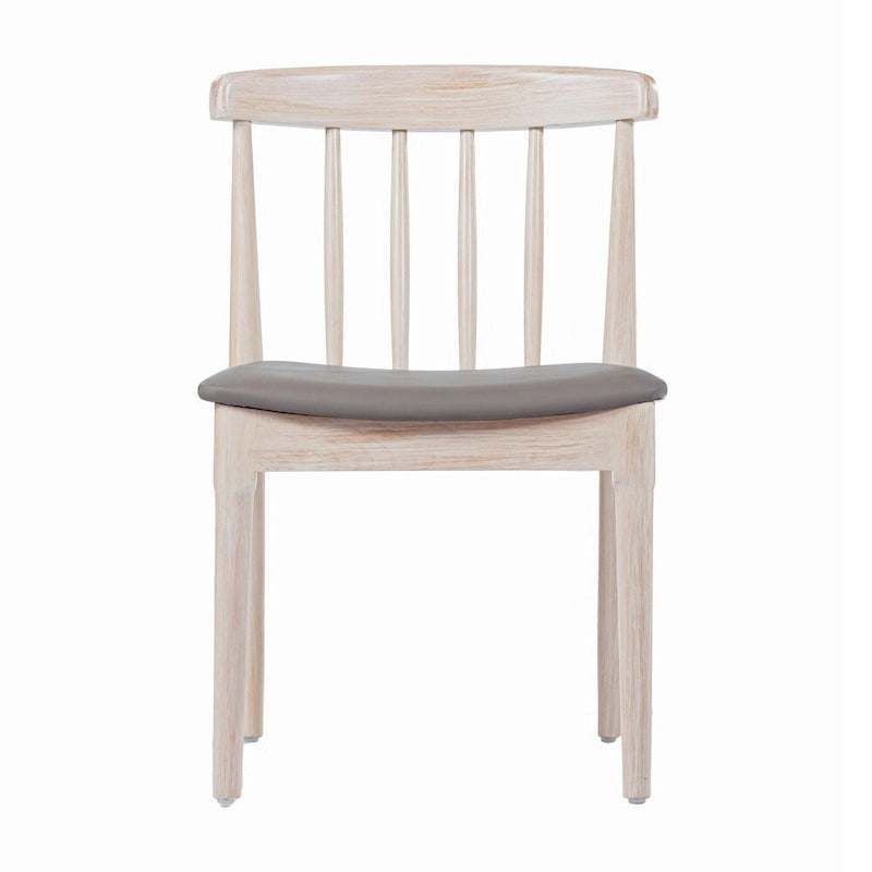 Silla de comedor Spindle Back marrón/negra, asiento de vinilo, capacidad para 1 persona, 226 kg de capacidad