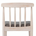 Silla de comedor Spindle Back marrón/negra, asiento de vinilo, capacidad para 1 persona, 226 kg de capacidad