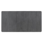 Mesa de comedor extensible blanca y gris, capacidad para 2-8 personas