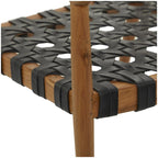 Sillón acentuado tejido color marrón oscuro/marrón con brazos, 1 asiento