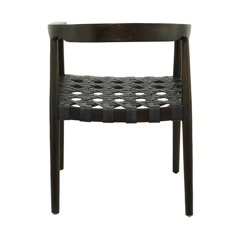 Sillón acentuado tejido color marrón oscuro/marrón con brazos, 1 asiento